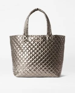 Moondust Metallic Lacquer Large Metro Tote Deluxe