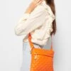 Tangerine Metro Flat Crossbody