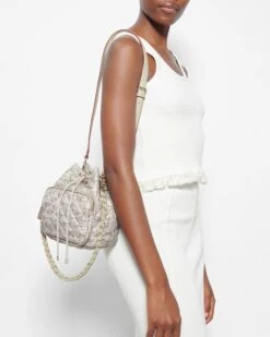 Small Jute Crosby Drawstring Bucket Bag 10 Small Jute Crosby Drawstring Bucket Bag -Fashion Trend Bag Store 1333C1906 A12