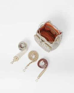 Small Jute Crosby Drawstring Bucket Bag 11 Small Jute Crosby Drawstring Bucket Bag -Fashion Trend Bag Store 1333C1906 A3