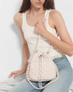 Rose Rec Crosby Drawstring Bucket Bag