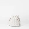 Pearl Metallic Crosby Drawstring Bucket Bag