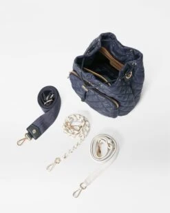 Dawn/White Crosby Drawstring Bucket Bag -Fashion Trend Bag Store 1333c1904 A3