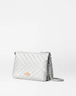 Oyster Metallic Large Crosby Pippa 8 Oyster Metallic Large Crosby Pippa -Fashion Trend Bag Store 1349C1917 A2