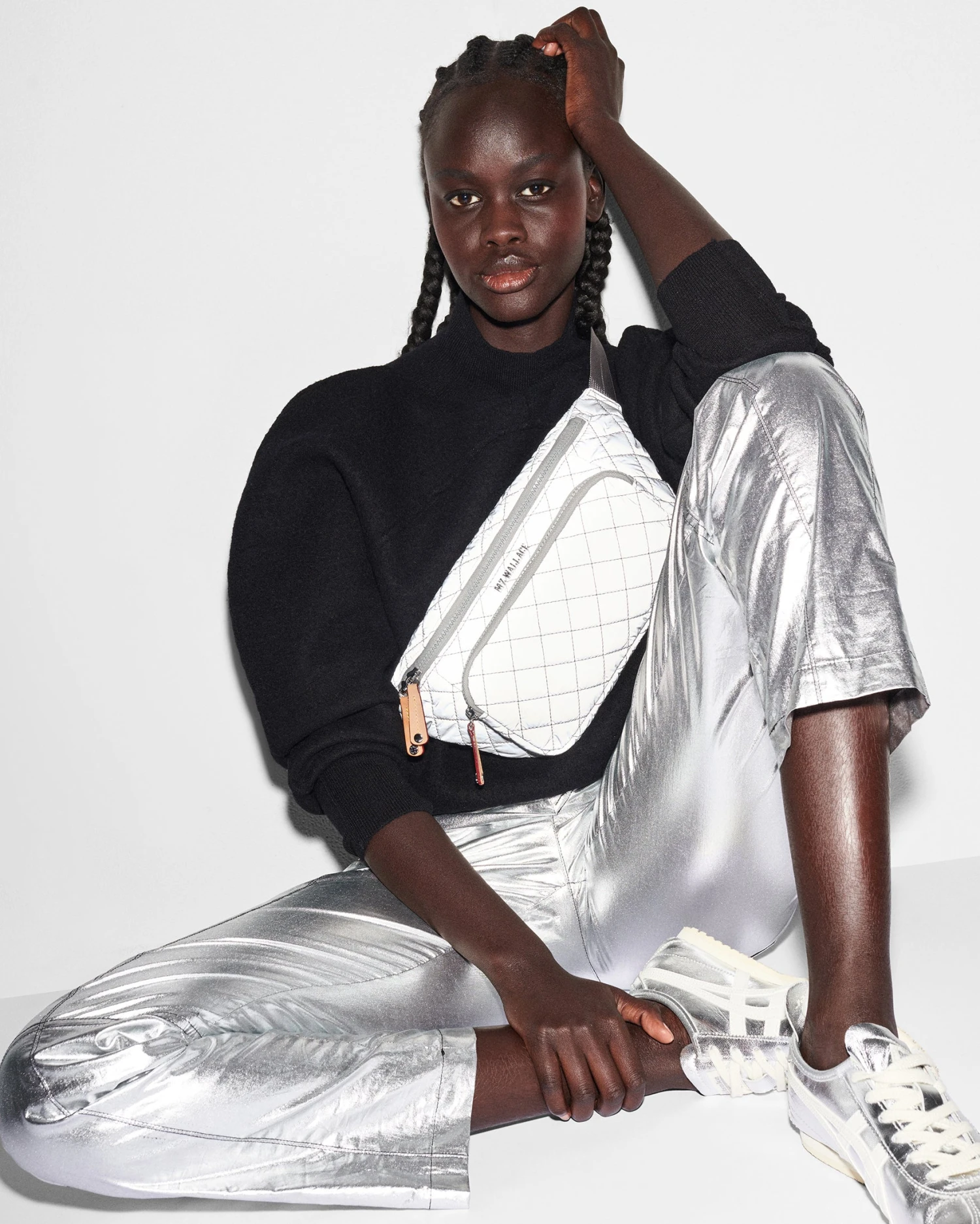 Silver Reflective Metro Sling 2 Silver Reflective Metro Sling - Image 2