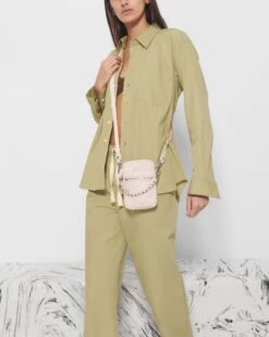 Rose Rec With Sequin Micro Crosby 9 Rose Rec With Sequin Micro Crosby -Fashion Trend Bag Store 1381C1920 A12