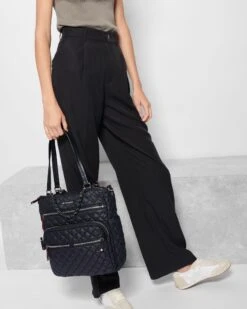 Black Crosby Magazine Tote -Fashion Trend Bag Store 1391C1590 A11