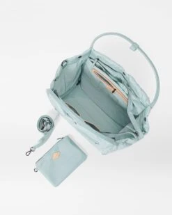 Silver Blue Large Madison Shopper 9 Silver Blue Large Madison Shopper -Fashion Trend Bag Store 1404B1891 A3