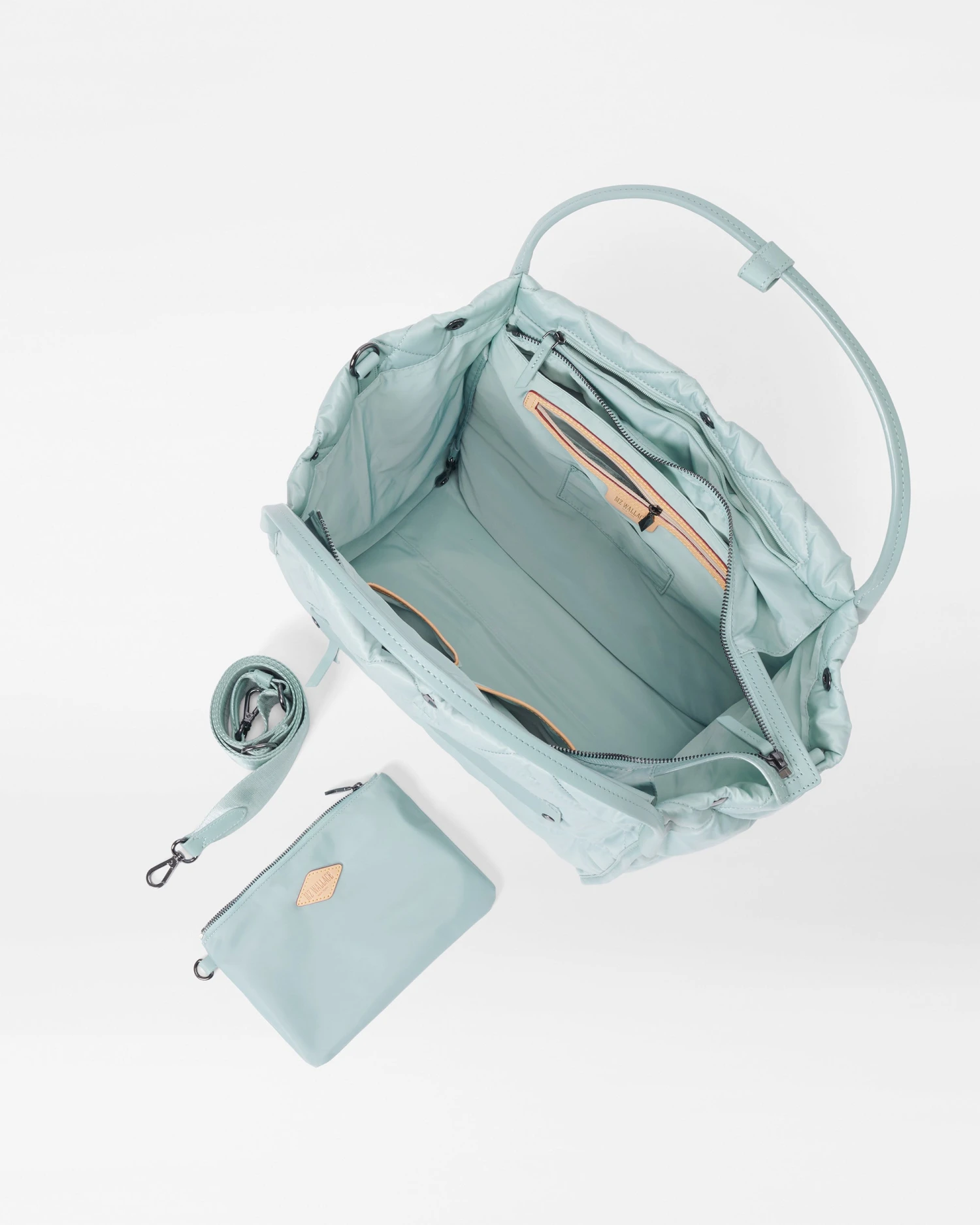 Silver Blue Large Madison Shopper 5 Silver Blue Large Madison Shopper - Image 5