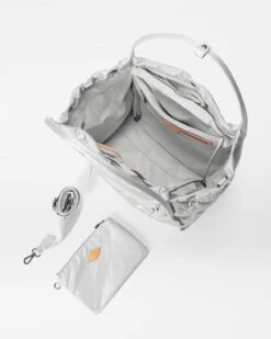 Oyster Metallic Large Madison Shopper -Fashion Trend Bag Store 1404B1917 A3