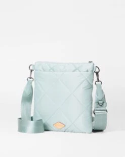 Silver Blue Madison Flat Crossbody 6 Silver Blue Madison Flat Crossbody -Fashion Trend Bag Store 1413B1891 A2