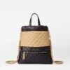 Camel & Black Crosby Audrey Backpack