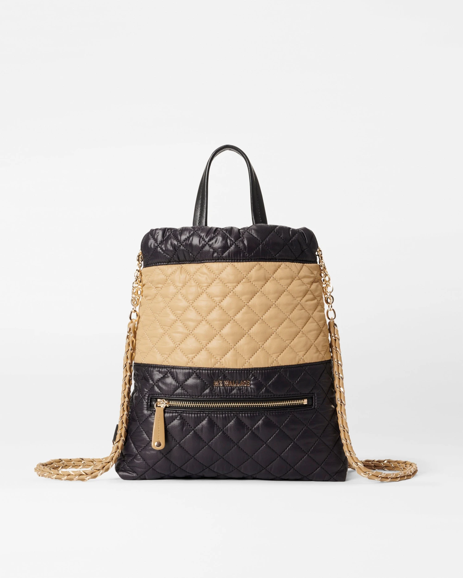 Camel & Black Crosby Audrey Backpack 1 Camel & Black Crosby Audrey Backpack
