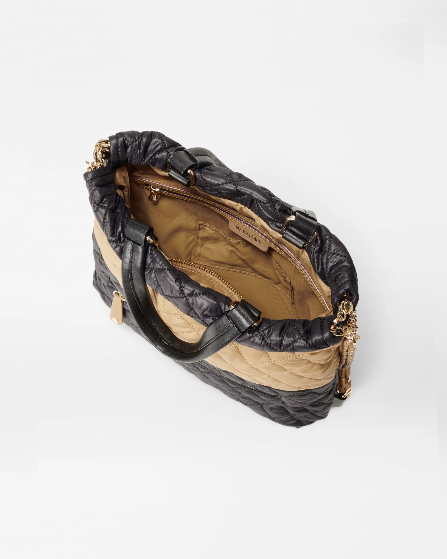 Camel & Black Crosby Audrey Backpack 4 Camel & Black Crosby Audrey Backpack - Image 4