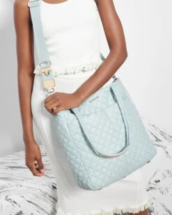 Silver Blue Large Metro Quatro Tote -Fashion Trend Bag Store 1430X1891 A12