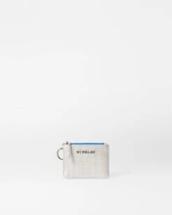 Silver Metallic Id Card Case