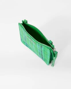 Green Spring Plaid Mini Leather Crossbody 7 Green Spring Plaid Mini Leather Crossbody -Fashion Trend Bag Store 1437N1877 A3