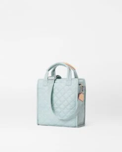 Silver Blue Mini Box Tote -Fashion Trend Bag Store 1443X1891 A2