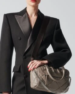 Morning Dove Madison Satchel -Fashion Trend Bag Store 1444N1978 A11