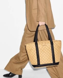 Camel & Black Medium Empire Tote 13 Camel & Black Medium Empire Tote -Fashion Trend Bag Store 1450x1980 A12