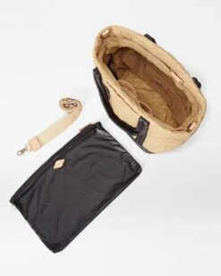 Camel & Black Medium Empire Tote 10 Camel & Black Medium Empire Tote -Fashion Trend Bag Store 1450x1980 A3