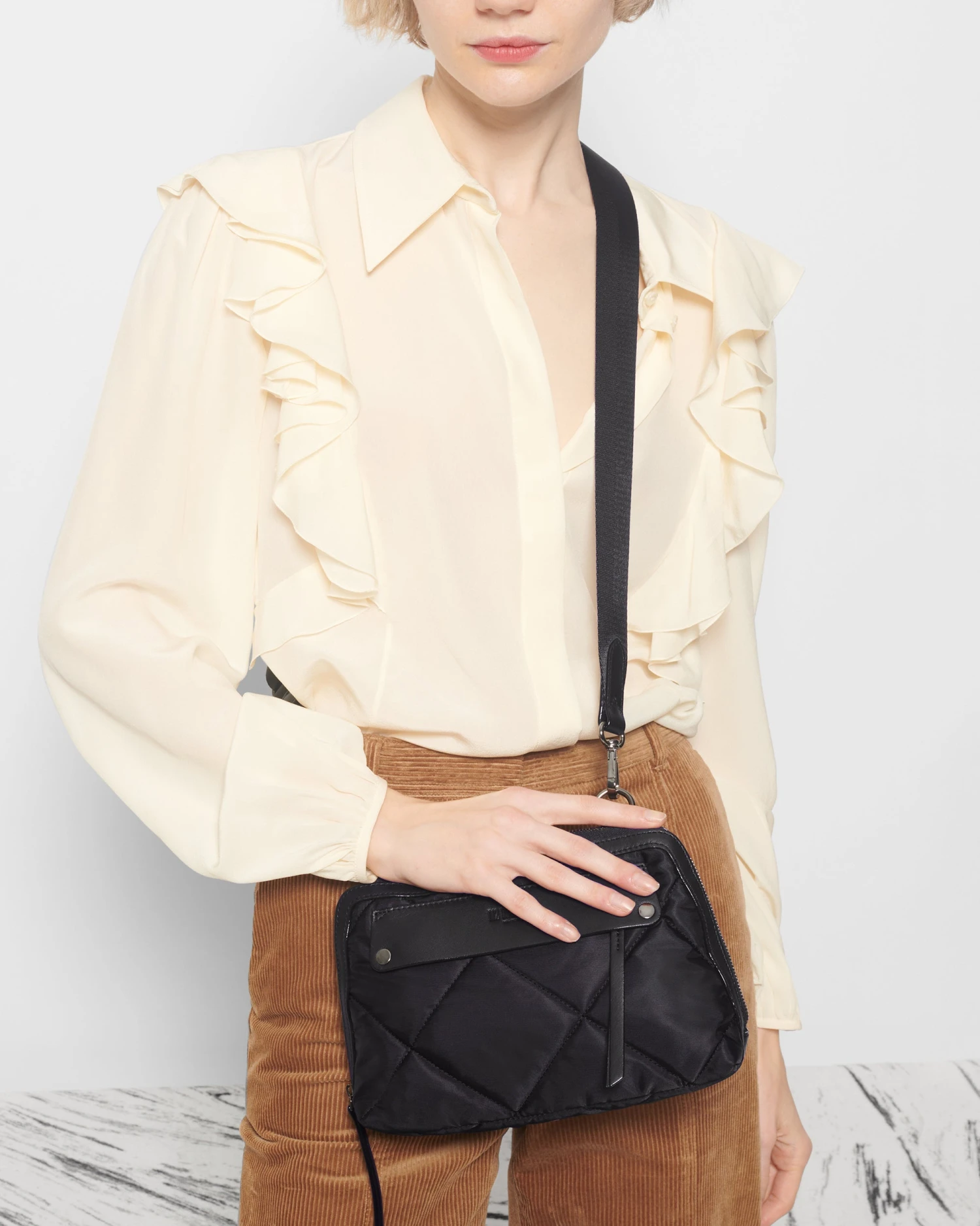 Black Madison Clutch Crossbody 4 Black Madison Clutch Crossbody - Image 4