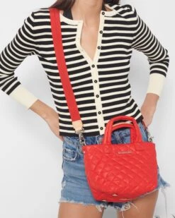 Cherry Rec Micro Metro Tote Deluxe -Fashion Trend Bag Store 1463X1873 A12