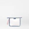 Clear/Denim Clear Small Metro Clutch