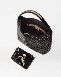 Black Lacquer Large Metro Shoulder Bag -Fashion Trend Bag Store 1481X1742 A3