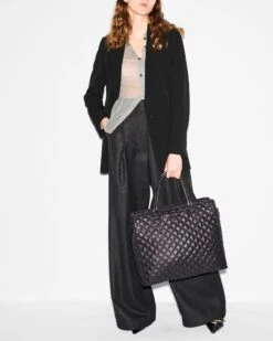 Black Large Metro Box Tote II -Fashion Trend Bag Store 1499X1590 A10
