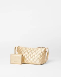 Pale Gold Mini Buckle Shoulder Bag -Fashion Trend Bag Store 1501N1874 A2