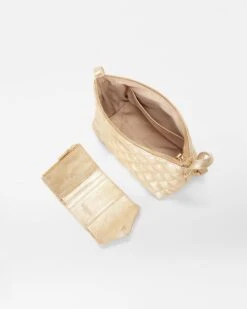 Pale Gold Mini Buckle Shoulder Bag -Fashion Trend Bag Store 1501N1874 A3