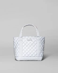 Silver Reflective Small Empire Tote -Fashion Trend Bag Store 1512N1970 A2