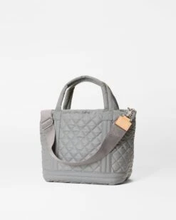 Silver Reflective Small Empire Tote -Fashion Trend Bag Store 1512N1970 A3