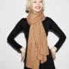 Camel Cashmere Travel Wrap