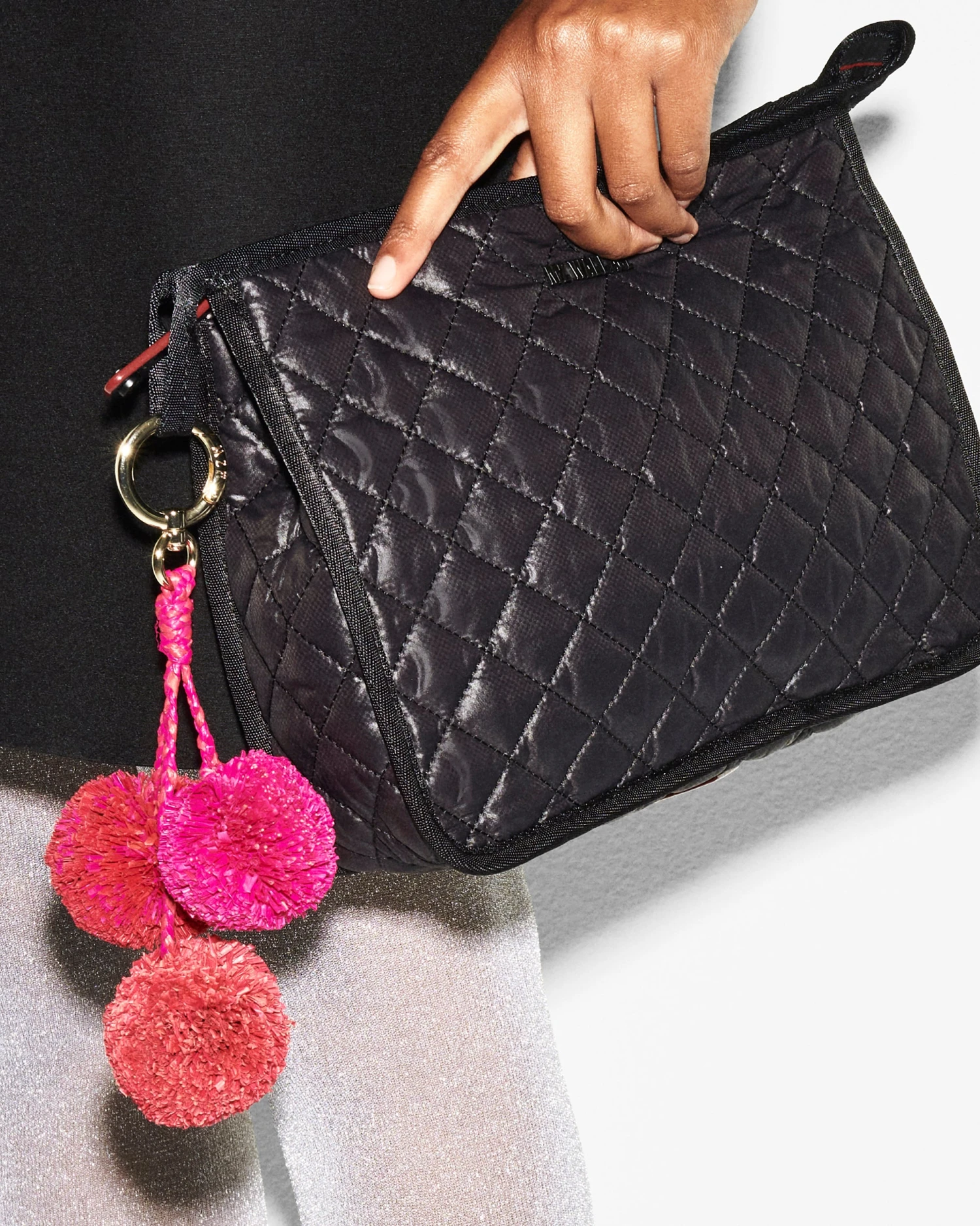 Multi Raffia Pom Poms 2 Multi Raffia Pom Poms - Image 2