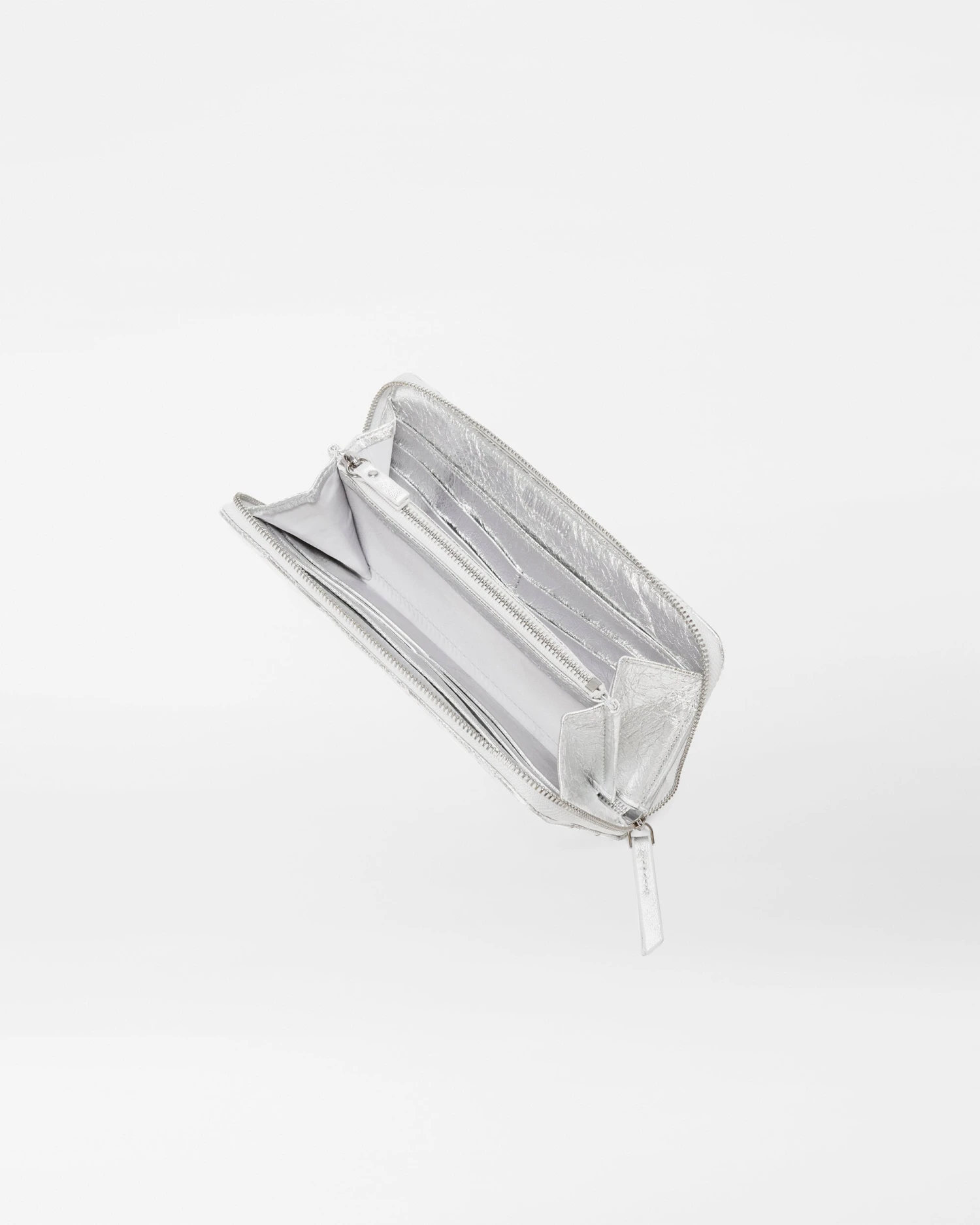 Silver Candy Long Zip Round Wallet 4 Silver Candy Long Zip Round Wallet - Image 4