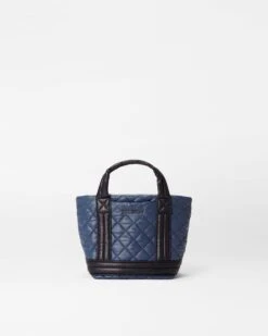 Navy & Black Mini Empire Tote