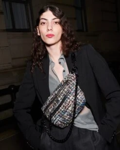 Midnight Sparkle Boucle Small Crosby Sling -Fashion Trend Bag Store 230823 MZWallace Shot 16 1358