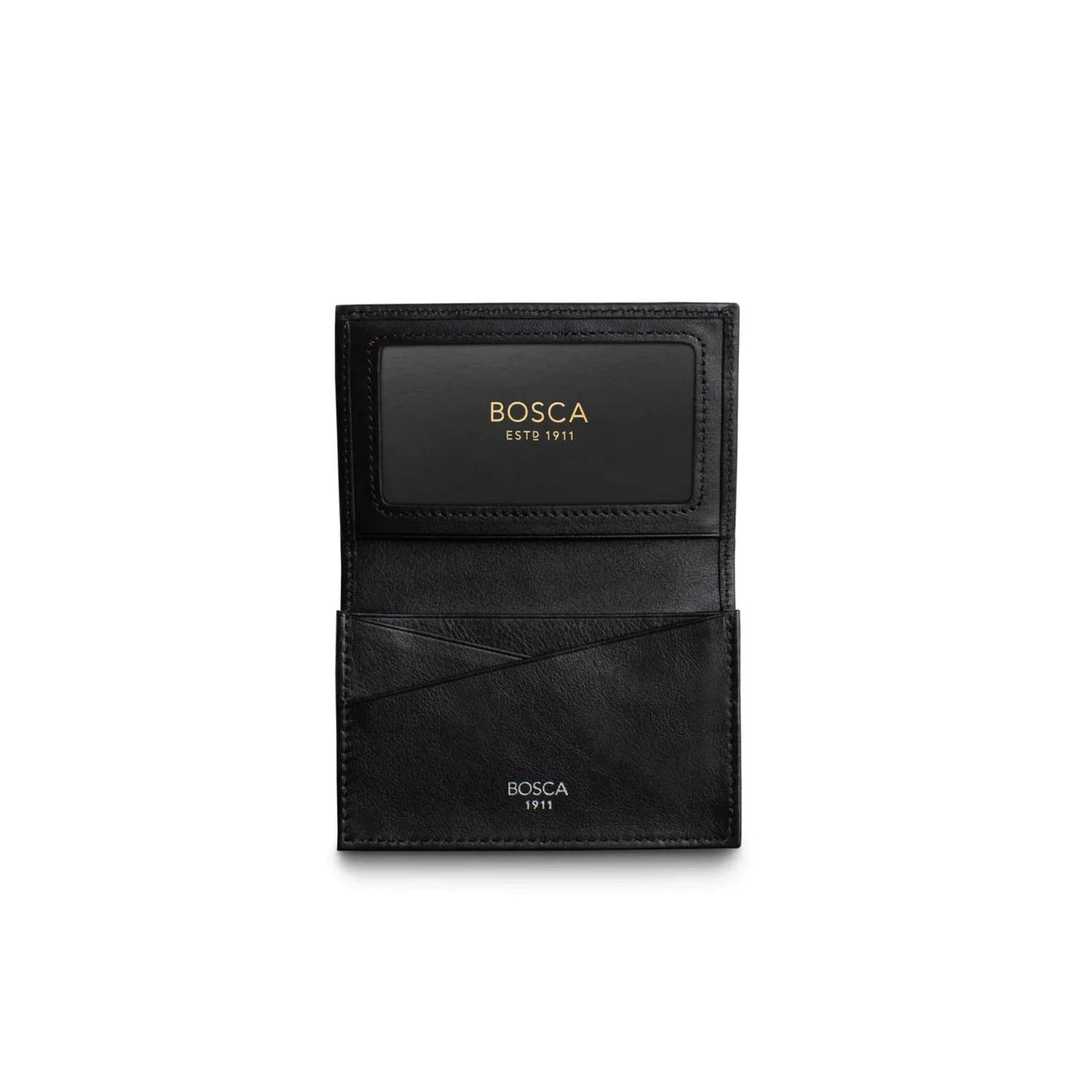 Bosca Nappa Leather Full Gusset, 2 Pocket Card Case With ID 4 Bosca Nappa Leather Full Gusset, 2 Pocket Card Case With ID - Image 4
