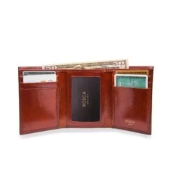 Bosca Old Leather Double ID Trifold Wallet 12 Bosca Old Leather Double ID Trifold Wallet -Fashion Trend Bag Store Bosca Old Leather Double ID Trifold Wallet 6