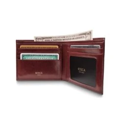 Bosca Old Leather Executive ID Wallet  -Fashion Trend Bag Store Bosca Old Leather Executive ID Wallet 5