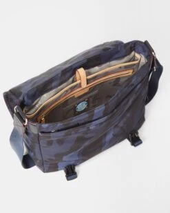 Dark Blue Camo Bedford Air Bleecker Messenger -Fashion Trend Bag Store F19 1210B1311 A3