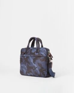 Dark Blue Camo Bedford Air Bleecker Slim Brief -Fashion Trend Bag Store F19 1213B1311 A2