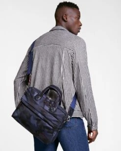 Dark Blue Camo Bedford Air Bleecker Slim Brief