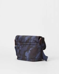 Dark Blue Camo Bedford Air Bleecker Small Messenger -Fashion Trend Bag Store F19 1246B1311 A2