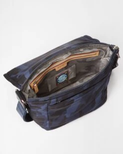 Dark Blue Camo Bedford Air Bleecker Small Messenger -Fashion Trend Bag Store F19 1246B1311 A3