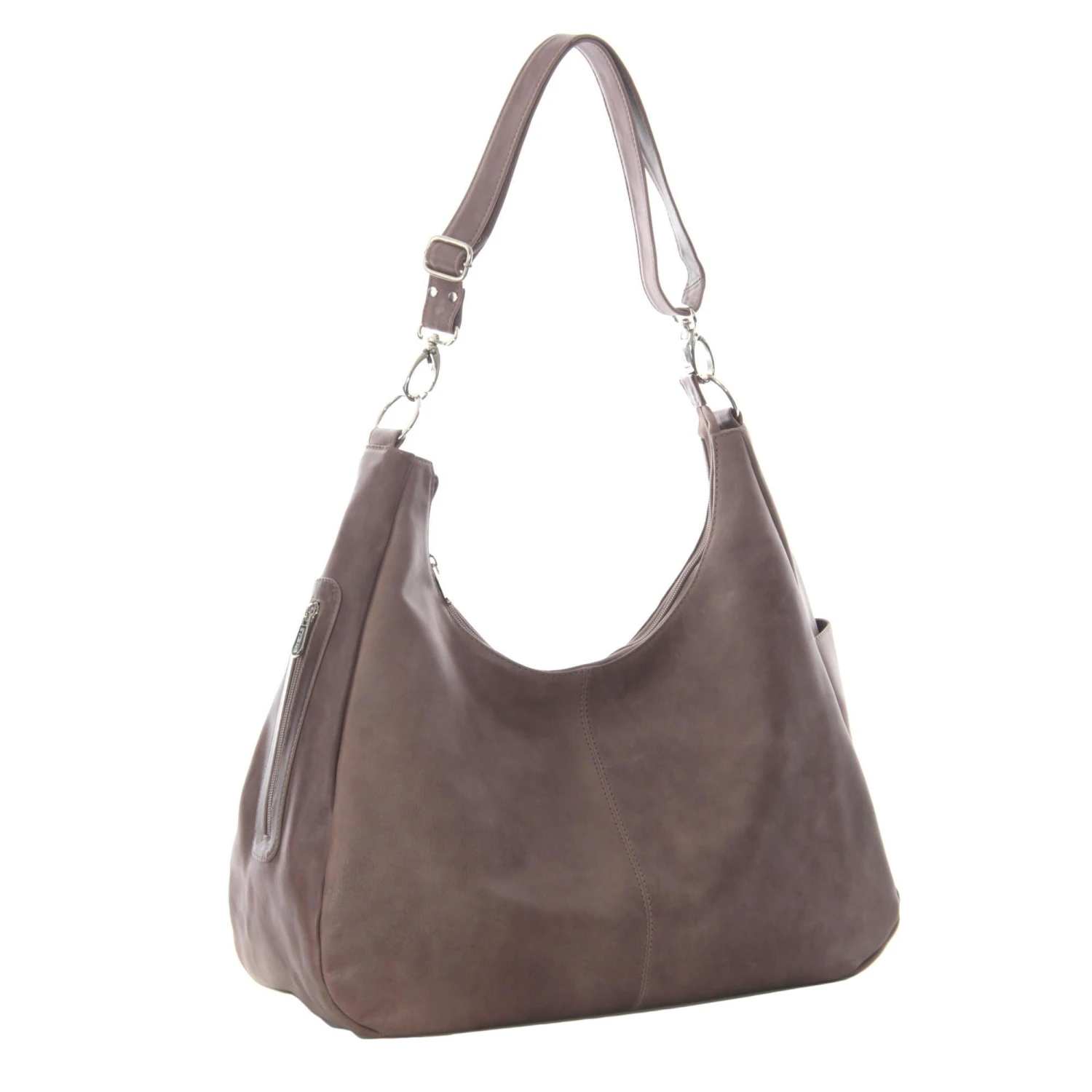 Piel Leather Large Crossbody/Hobo Shoulder Bag 3 Piel Leather Large Crossbody/Hobo Shoulder Bag - Image 3